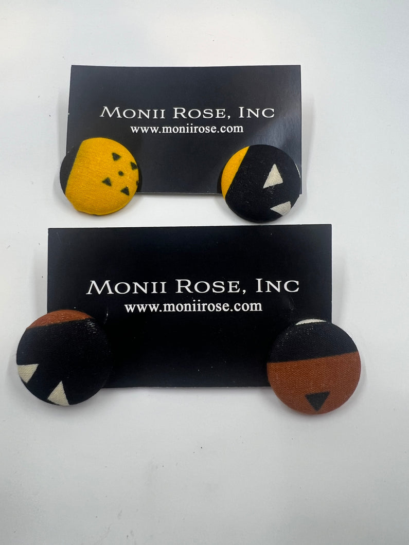 Mud Cloth-ish Buttons